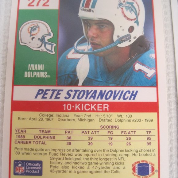 Lot Of 9 NFL Miami Dolphins Player Cards - Picture 12 of 12